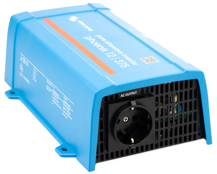 foto van een inverter (victron phoenix 12/375)