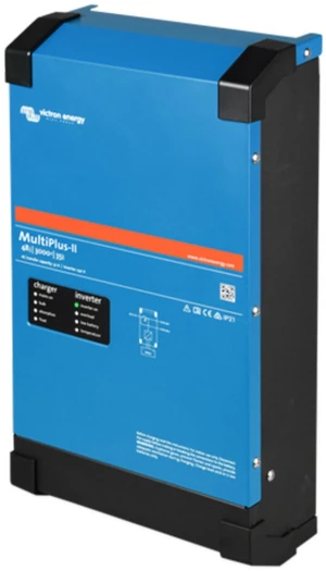 foto van een multiplus2 van victron energy, een voorbeeld van een zeer populaire lf-inverter
