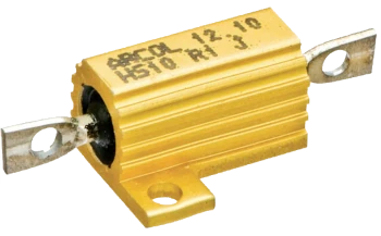 foto van een 10 Watt weerstand die gebruikt kan worden om een inverter te pre-chargen