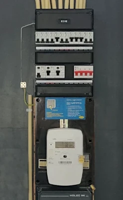 foto van een meterkast / groepenkast