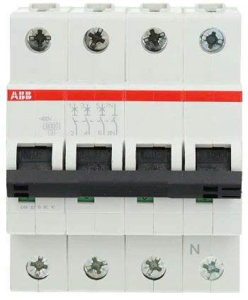 foto van een driefase installatieautomaat