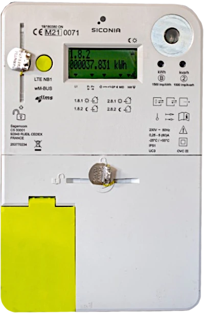 foto van een slimme meter