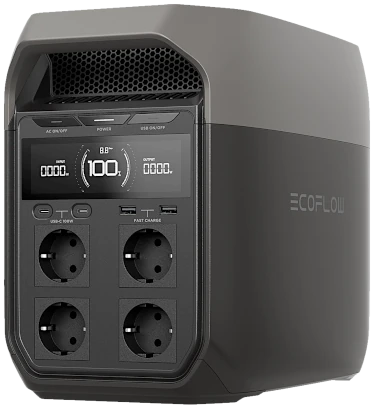 noodstroomvoorziening met een powerstation, model ecoflow delta 3