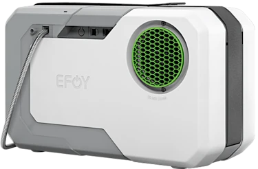 foto van een brandstofcel die werkt op basis van methanol, model Efoy 80 BT