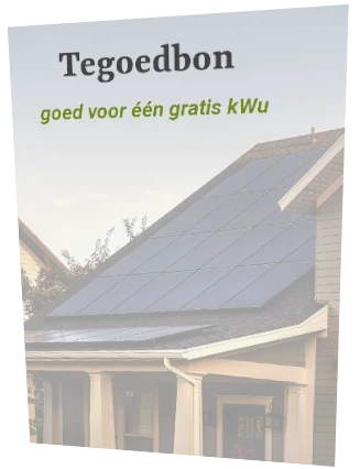 een fictieve tegoedbon die goed is voor (zogenaamd) één kWu