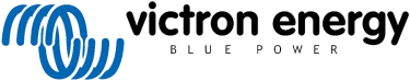 afbeelding van het victron logo met de tekst 'victron energy', blue power, waarbij blue power verwijst naar de producten van victron die altijd een blauwe kleur hebben, power spreekt voor zicht
