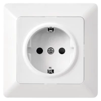 gangbare wandcontactdoos met randaarde (Schuko)