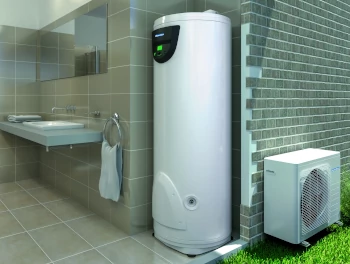 een split-warmtepompboiler